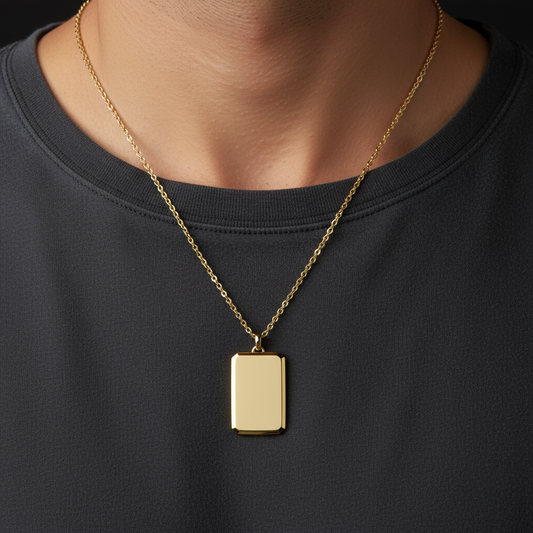 Homme Engravable Tag Pendant