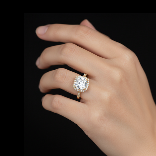 Odessa Halo Diamond Ring (1/5 ct. tw.)