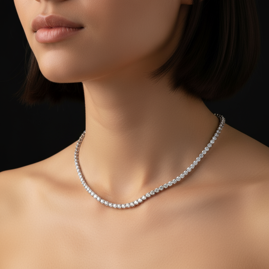 Harriet Lab Diamond Tennis Necklace (2 3/4 ct. tw.)