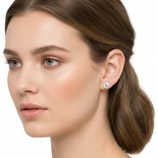 Perfect 4-Prong Lab Diamond Stud Earrings (1/2 ct. tw.)