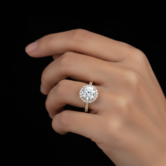 Sienna Halo Three-Quarter Coverage Diamond Ring (3/4 ct. tw.)