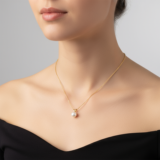 Premium Akoya Cultured Pearl Pendant (6mm)