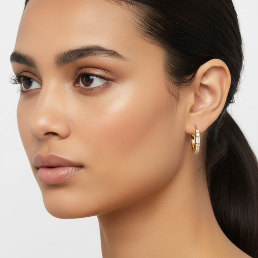 Allegra Diamond Hoop Earrings (1/8 ct. tw.)