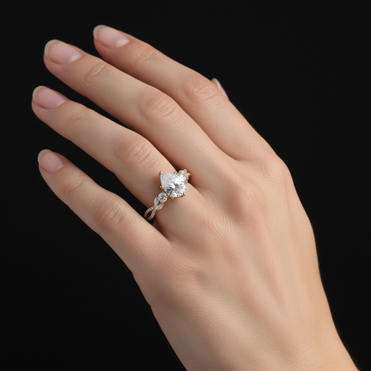 Luxe Willow Three Stone Diamond Ring (1/2 ct. tw.)