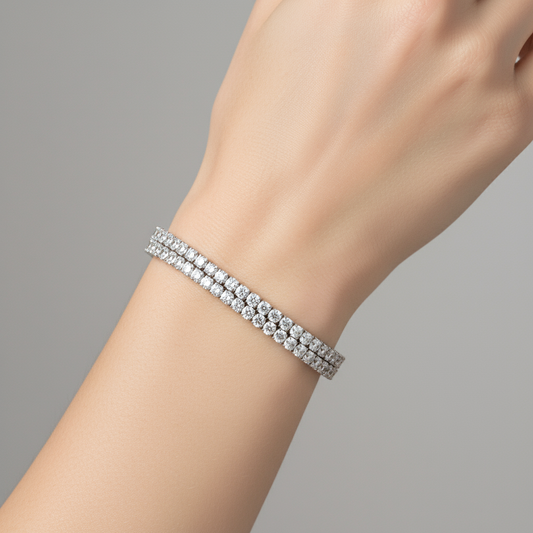 Wrap Lab Diamond Tennis Bracelet (2 1/4 ct. tw.)
