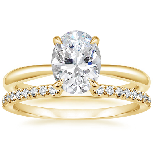 Freesia Ring with Sia Diamond Open Ring