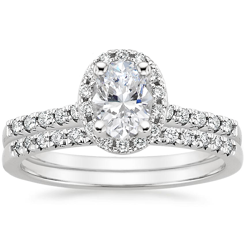 Odessa Diamond Ring (1/5 ct. tw.) with Sonora Diamond Ring (1/8 ct. tw.)