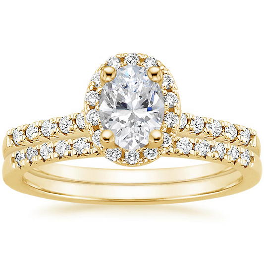 Odessa Diamond Ring (1/5 ct. tw.) with Sonora Diamond Ring (1/8 ct. tw.)