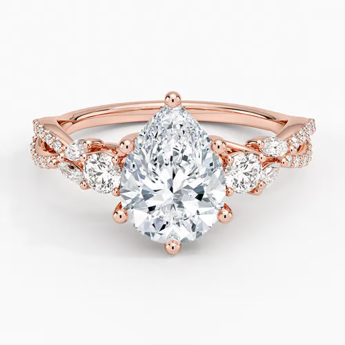 Luxe Willow Three Stone Diamond Ring (1/2 ct. tw.)