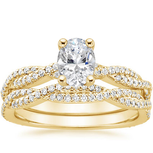 Petite Luxe Twisted Vine Bridal Set (1/2 ct. tw.)