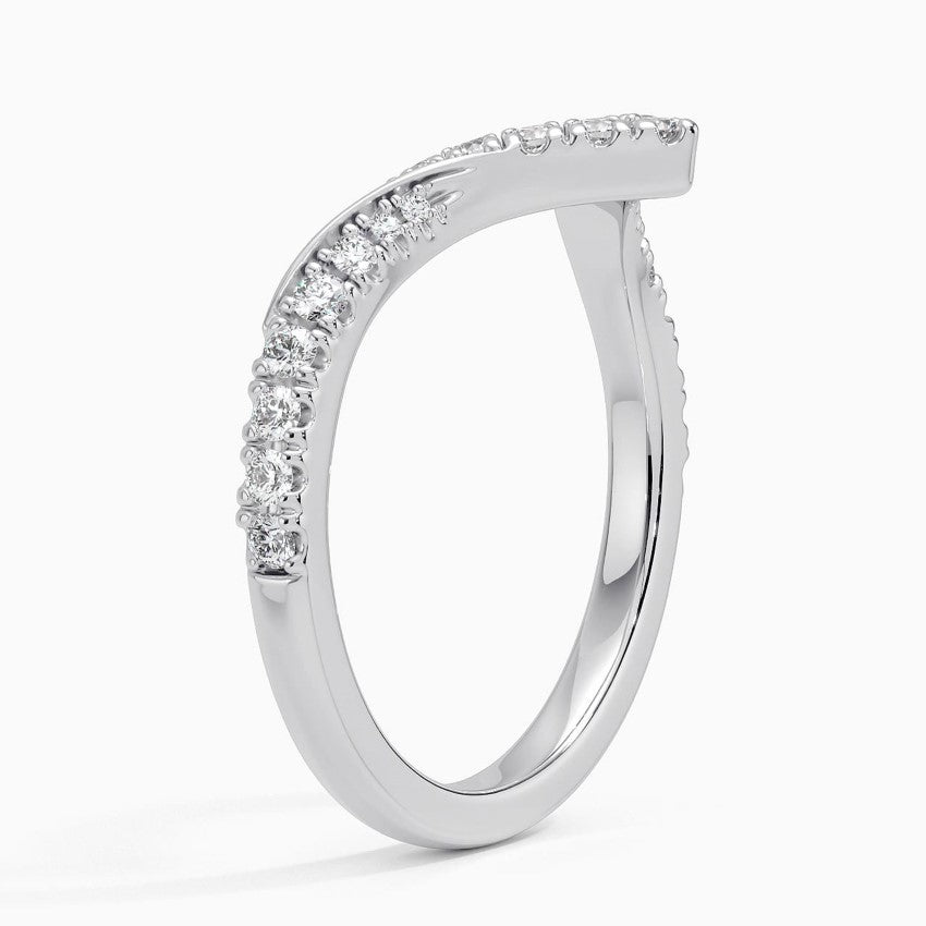 Elongated Chiara Diamond Ring (1/3 ct. tw.) in 18K White Gold