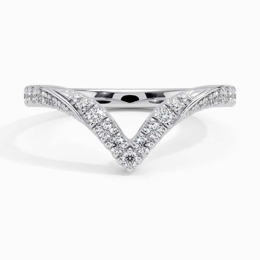 Elongated Chiara Diamond Ring (1/3 ct. tw.) in 18K White Gold