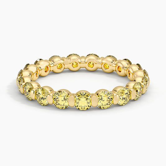 Eternity Yellow Lab Diamond Ring (2 ct. tw.)