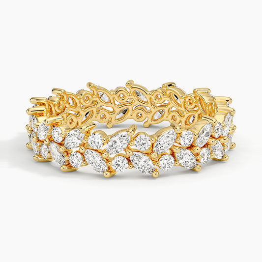 Jardiniere Eternity Lab Diamond Ring