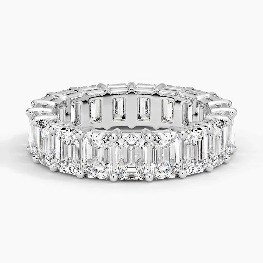 Emerald Eternity Lab Diamond Ring (6 ct. tw.)