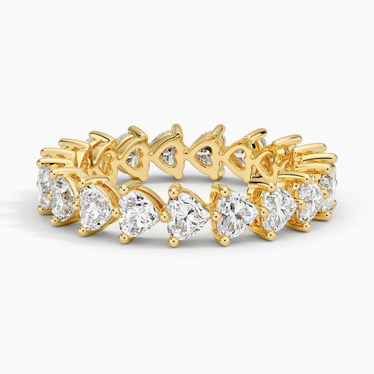 Heart Shaped Eternity Lab Diamond Ring (2 ct. tw.)