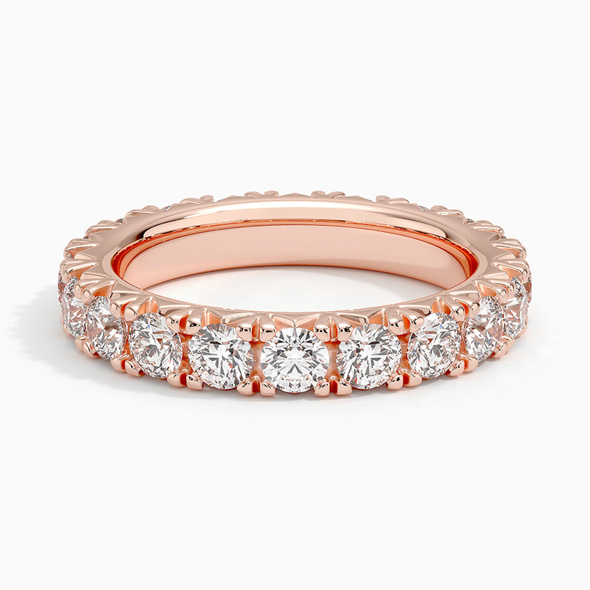 French Pavé Eternity Lab Diamond Ring (2 ct. tw.)