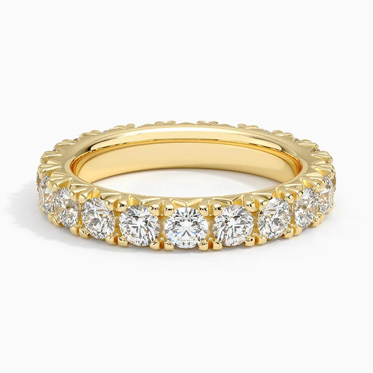 French Pavé Eternity Lab Diamond Ring (2 ct. tw.)