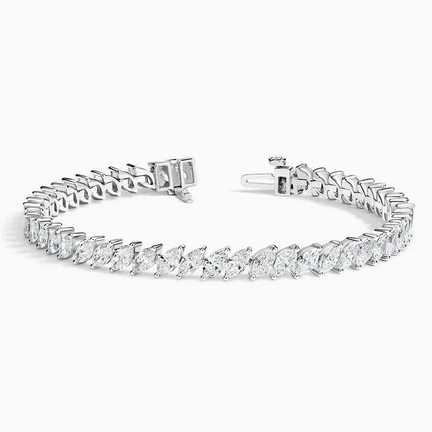 Marquise Lab Diamond Tennis Bracelet (8 1/3 ct. tw.)