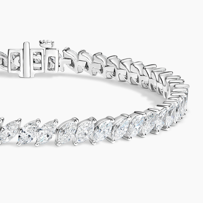 Marquise Lab Diamond Tennis Bracelet (8 1/3 ct. tw.)