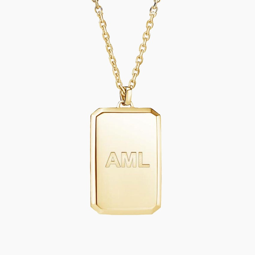 Homme Engravable Tag Pendant