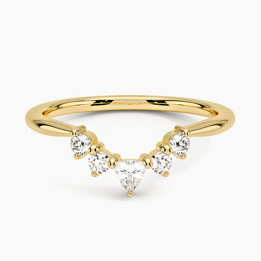 Hadley Contoured Diamond Ring