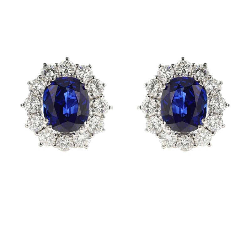 Platinum, Sapphire and Diamond Demi Parure