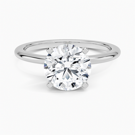 Four-Prong Comfort Fit 1.5mm Ring in 18K