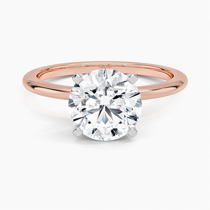 Four-Prong Comfort Fit 1.5mm Ring in 18K