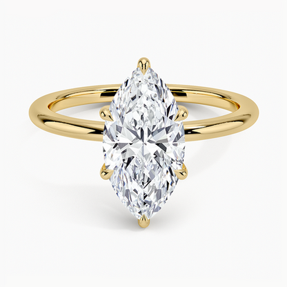 Fairmined 1.5mm Six-Prong Solitaire Ring