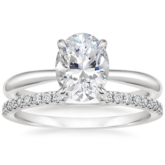 Freesia Ring with Sia Diamond Open Ring