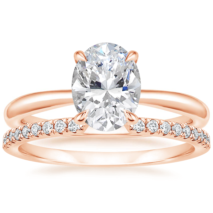 Freesia Ring with Sia Diamond Open Ring