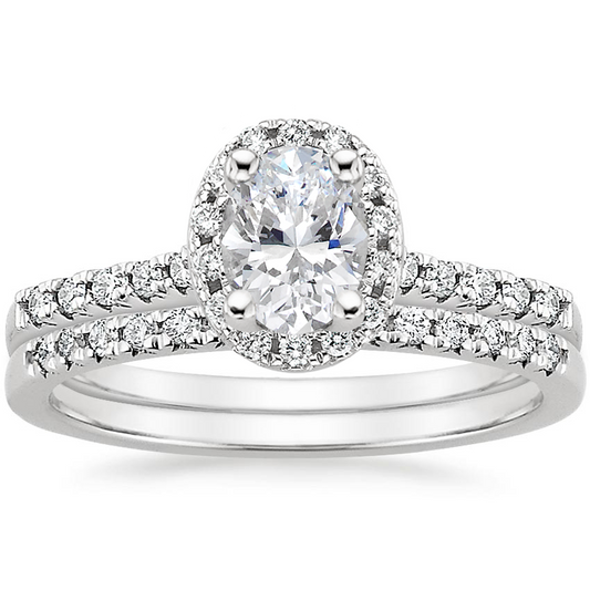 Odessa Diamond Ring (1/5 ct. tw.) with Sonora Diamond Ring (1/8 ct. tw.)