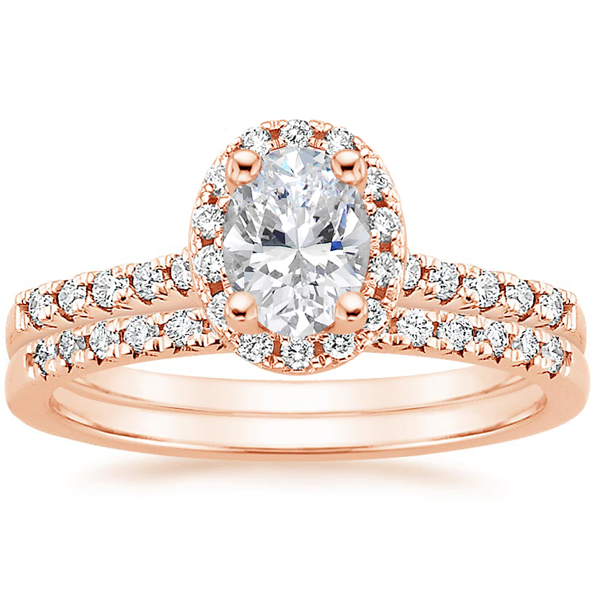 Odessa Diamond Ring (1/5 ct. tw.) with Sonora Diamond Ring (1/8 ct. tw.)