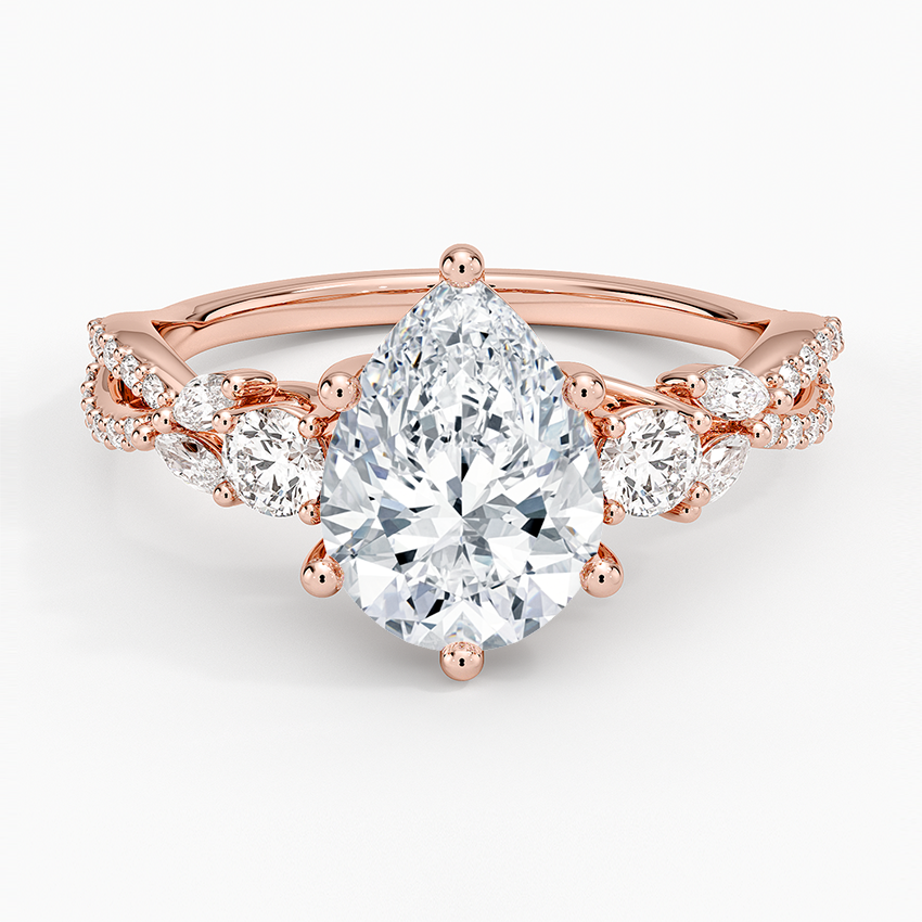 Luxe Willow Three Stone Diamond Ring (1/2 ct. tw.)