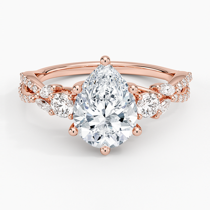 Luxe Willow Three Stone Diamond Ring (1/2 ct. tw.)