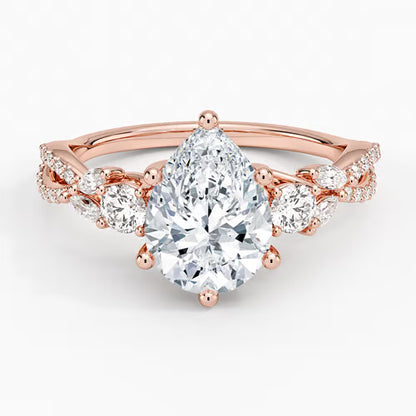 Luxe Willow Three Stone Diamond Ring (1/2 ct. tw.)