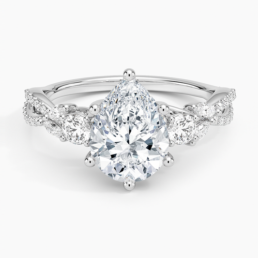 Luxe Willow Three Stone Diamond Ring (1/2 ct. tw.)