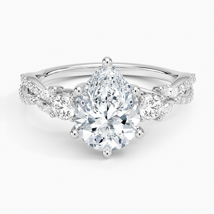 Luxe Willow Three Stone Diamond Ring (1/2 ct. tw.)