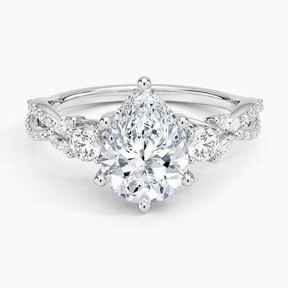 Luxe Willow Three Stone Diamond Ring (1/2 ct. tw.)