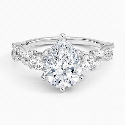 Luxe Willow Three Stone Diamond Ring (1/2 ct. tw.)