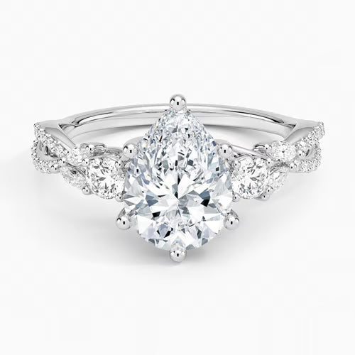Luxe Willow Three Stone Diamond Ring (1/2 ct. tw.)