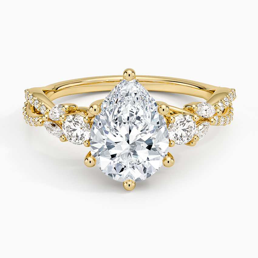 Luxe Willow Three Stone Diamond Ring (1/2 ct. tw.)