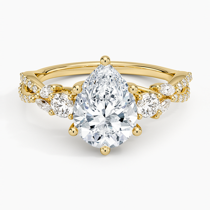Luxe Willow Three Stone Diamond Ring (1/2 ct. tw.)
