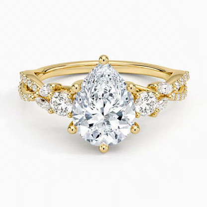 Luxe Willow Three Stone Diamond Ring (1/2 ct. tw.)