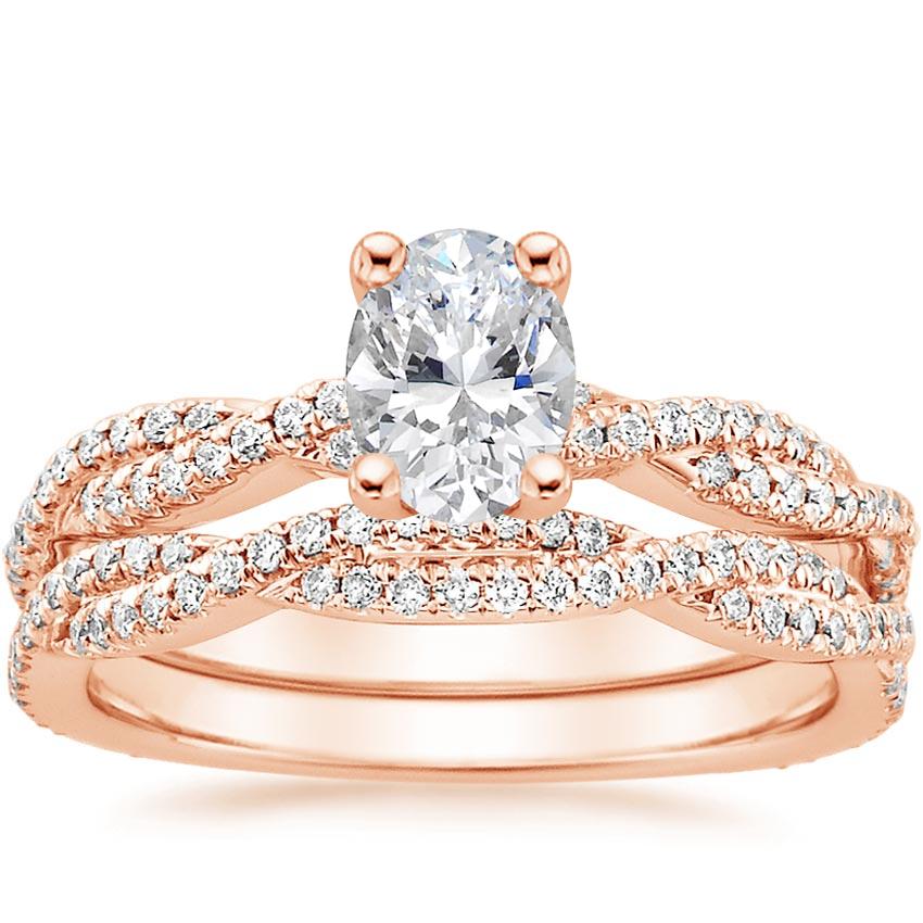Petite Luxe Twisted Vine Bridal Set (1/2 ct. tw.)