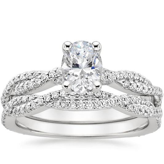 Petite Luxe Twisted Vine Bridal Set (1/2 ct. tw.)