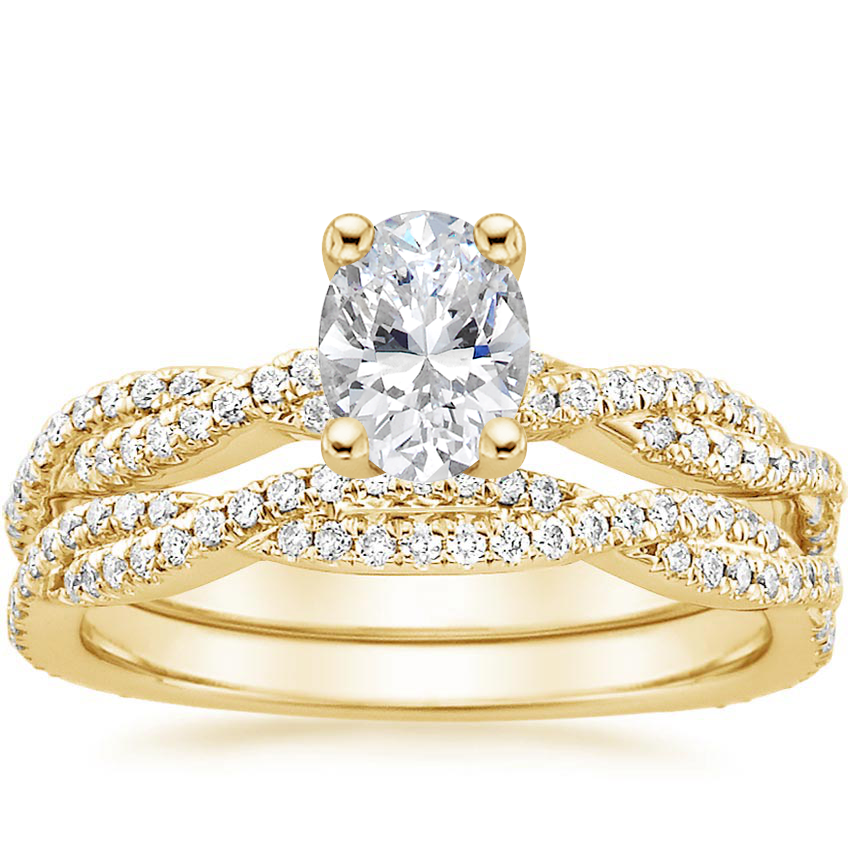 Petite Luxe Twisted Vine Bridal Set (1/2 ct. tw.)