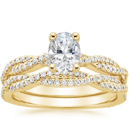 Petite Luxe Twisted Vine Bridal Set (1/2 ct. tw.)