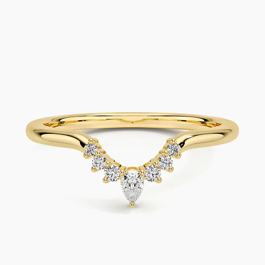 Lunette Diamond Ring (1/10 ct. tw.)